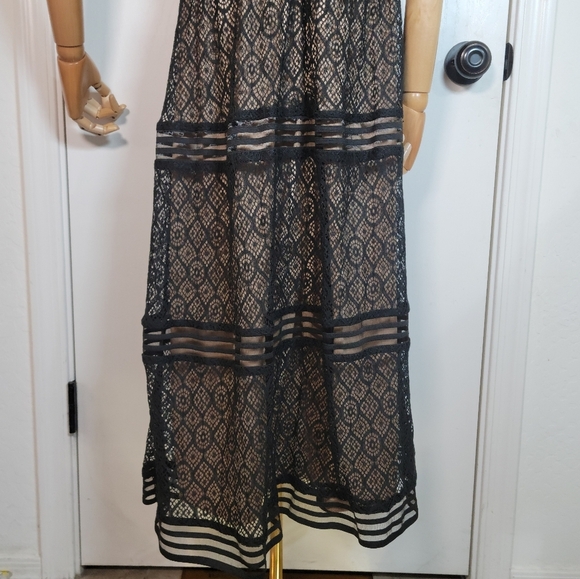 Polygram Melana Elegant Modest Lace Formal Wedding Dress Size Large - Picture 8 of 12